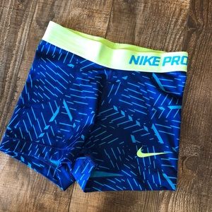Nike pro compression shorts